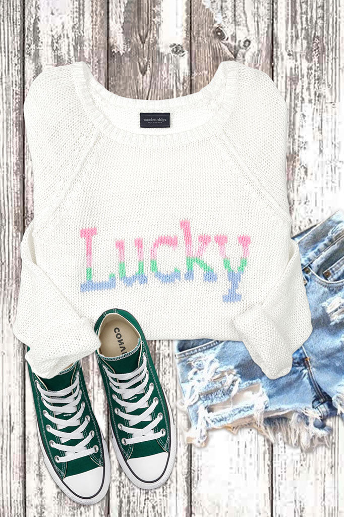 Wooden ships 2025 lucky sweater