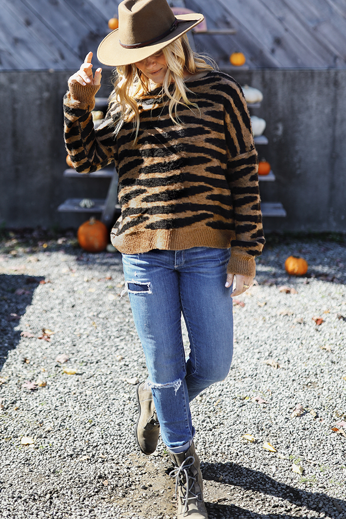 Women's Zebra Rib Crew Sweater's | Wooden Ships Knits